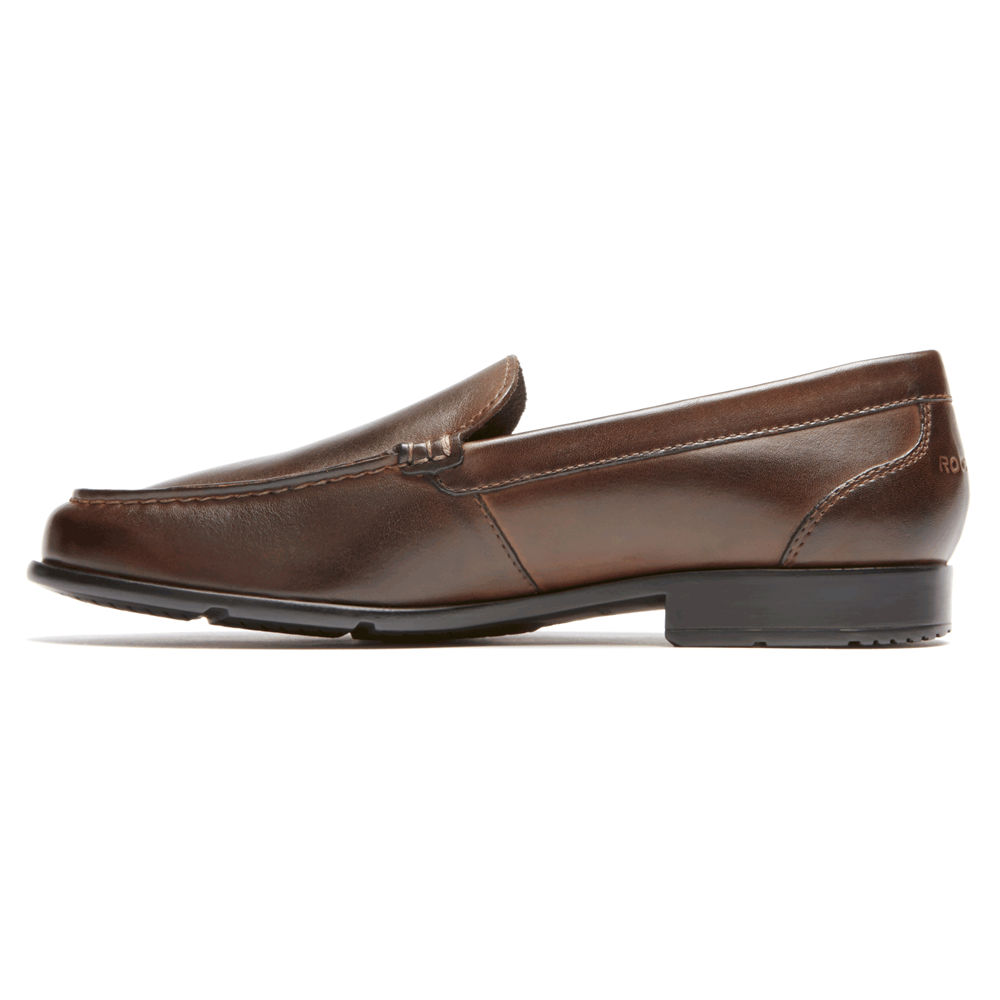 Rockport Singapore Mens Loafers - Classic Venetian Dark Brown - KR1842963